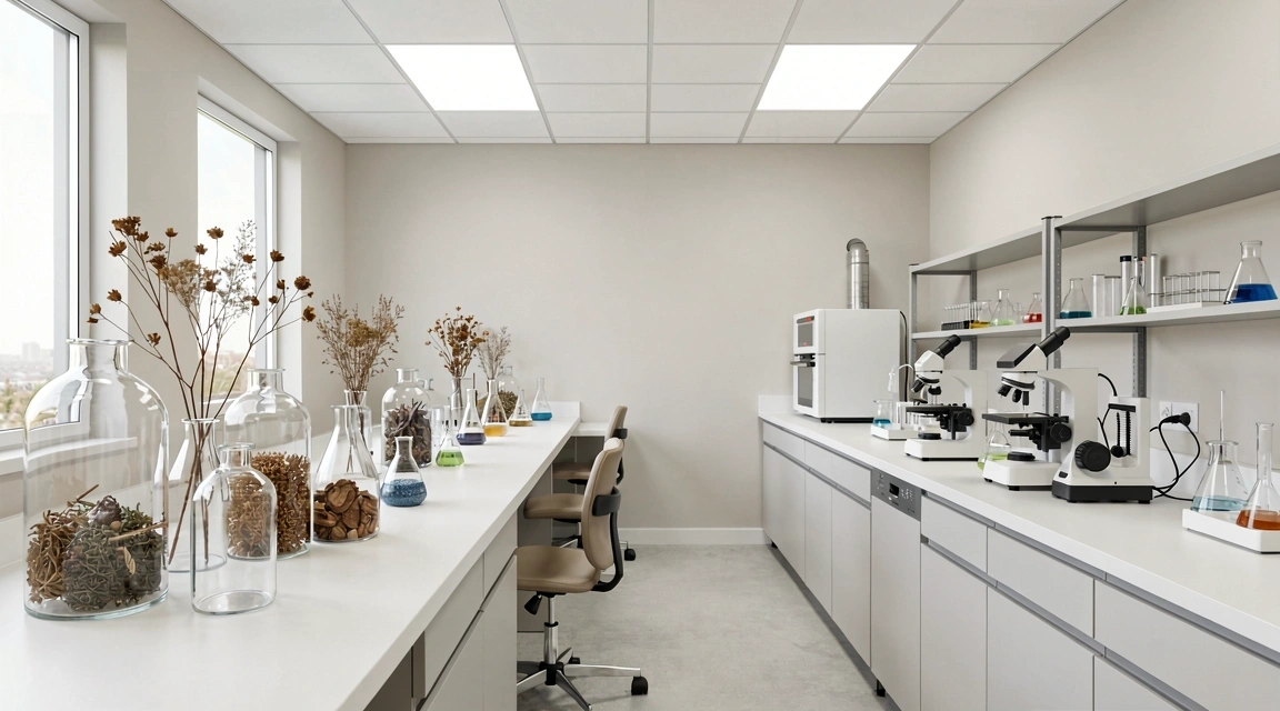 Espacio de investigación Natural Living Guide